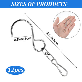 InnoHHustle stainless steel swivel hook clip resists sun and rain