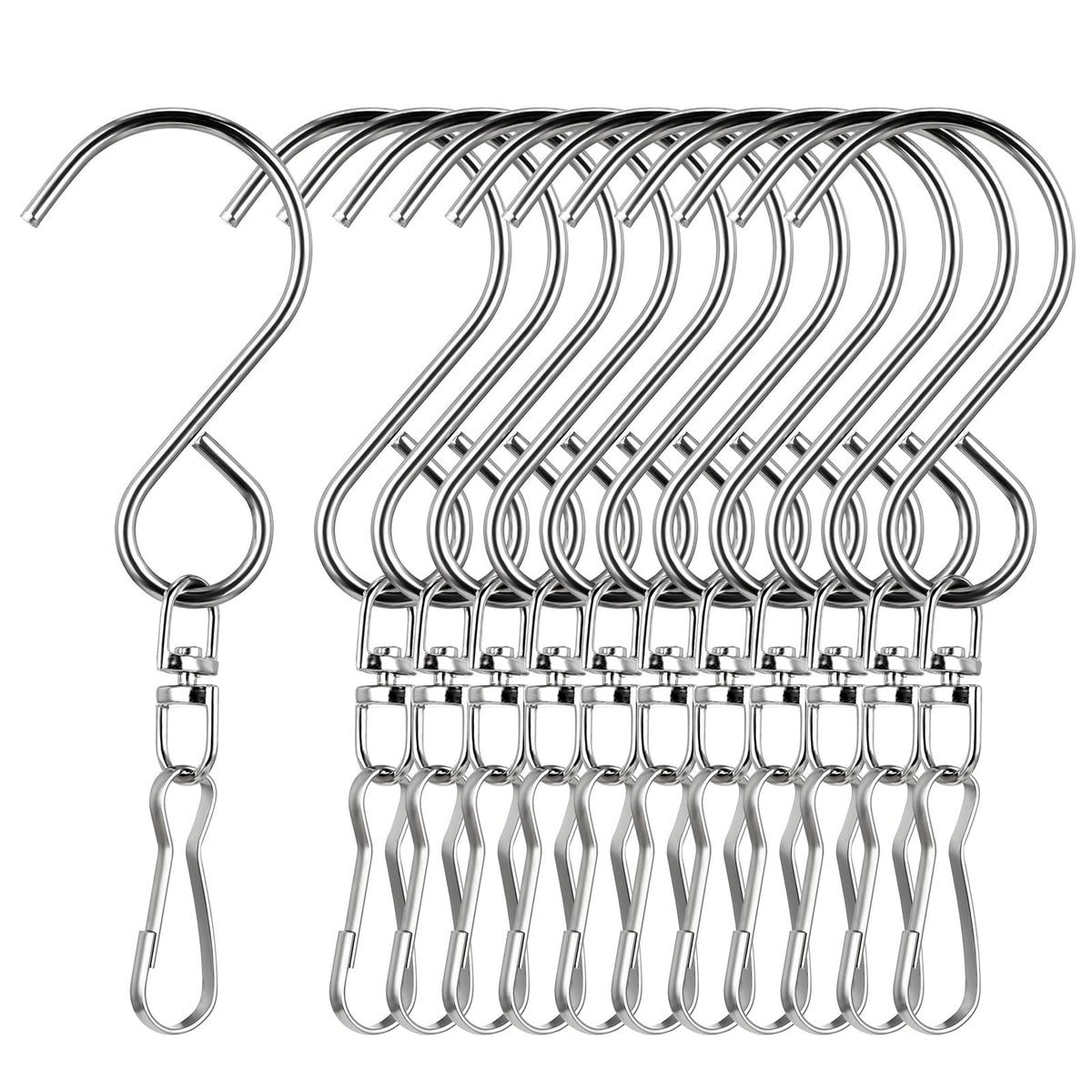 InnoHHustle swivel hooks clip 360-degree rotation for wind chimes