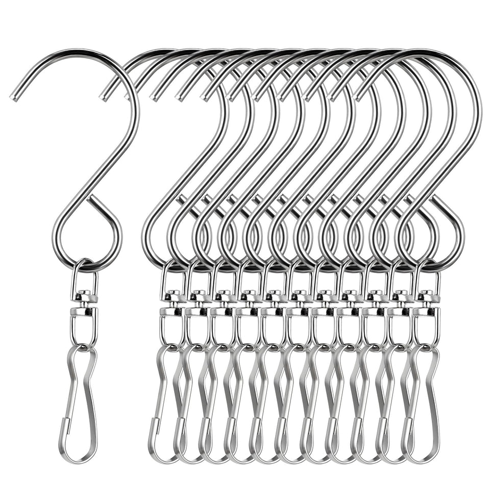 InnoHHustle swivel hooks clip 360-degree rotation for wind chimes