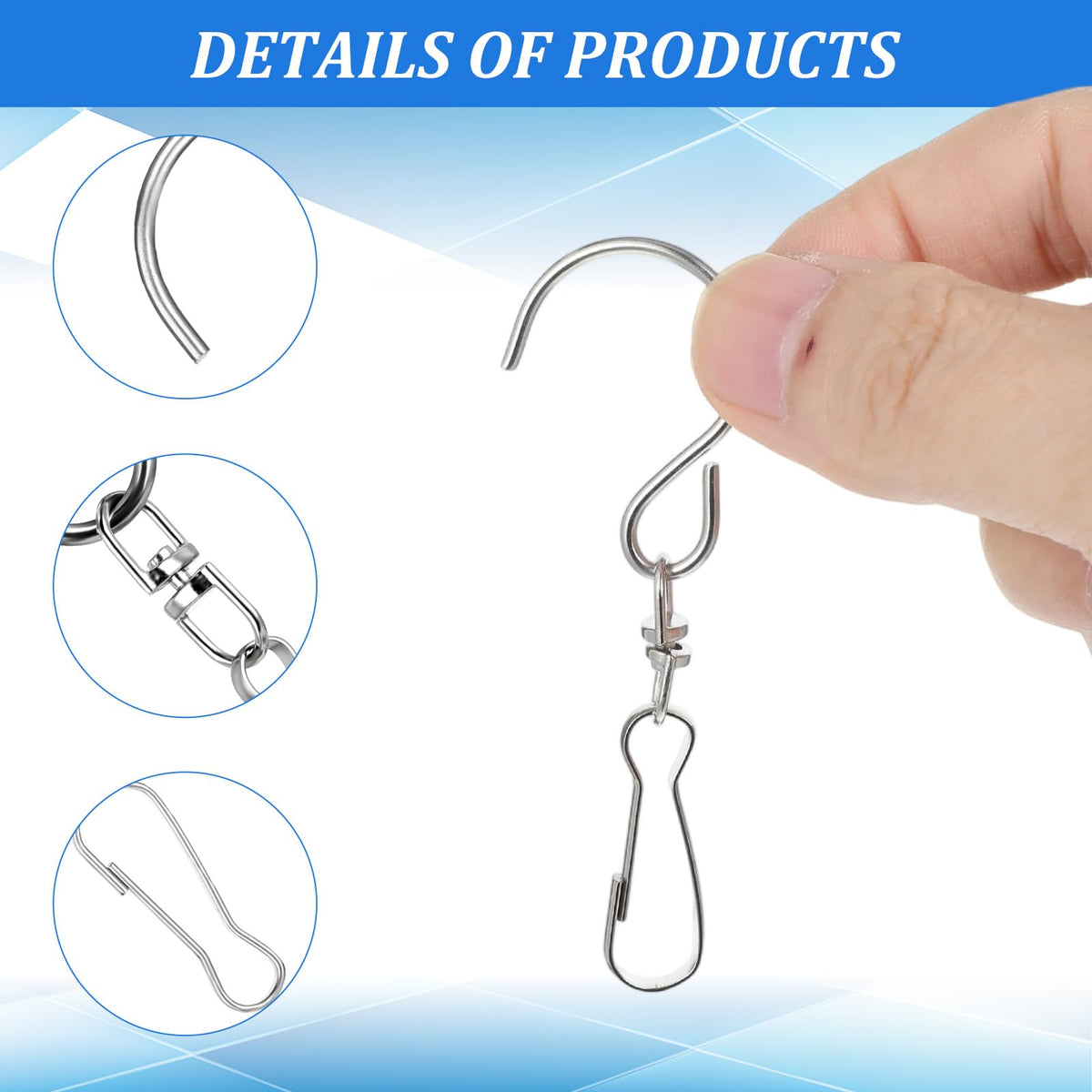 InnoHHustle wind chime hanger clip prevents tangling in breeze