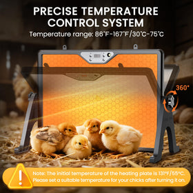 INNOLAND brooder plate remote control for quick coop adjustments