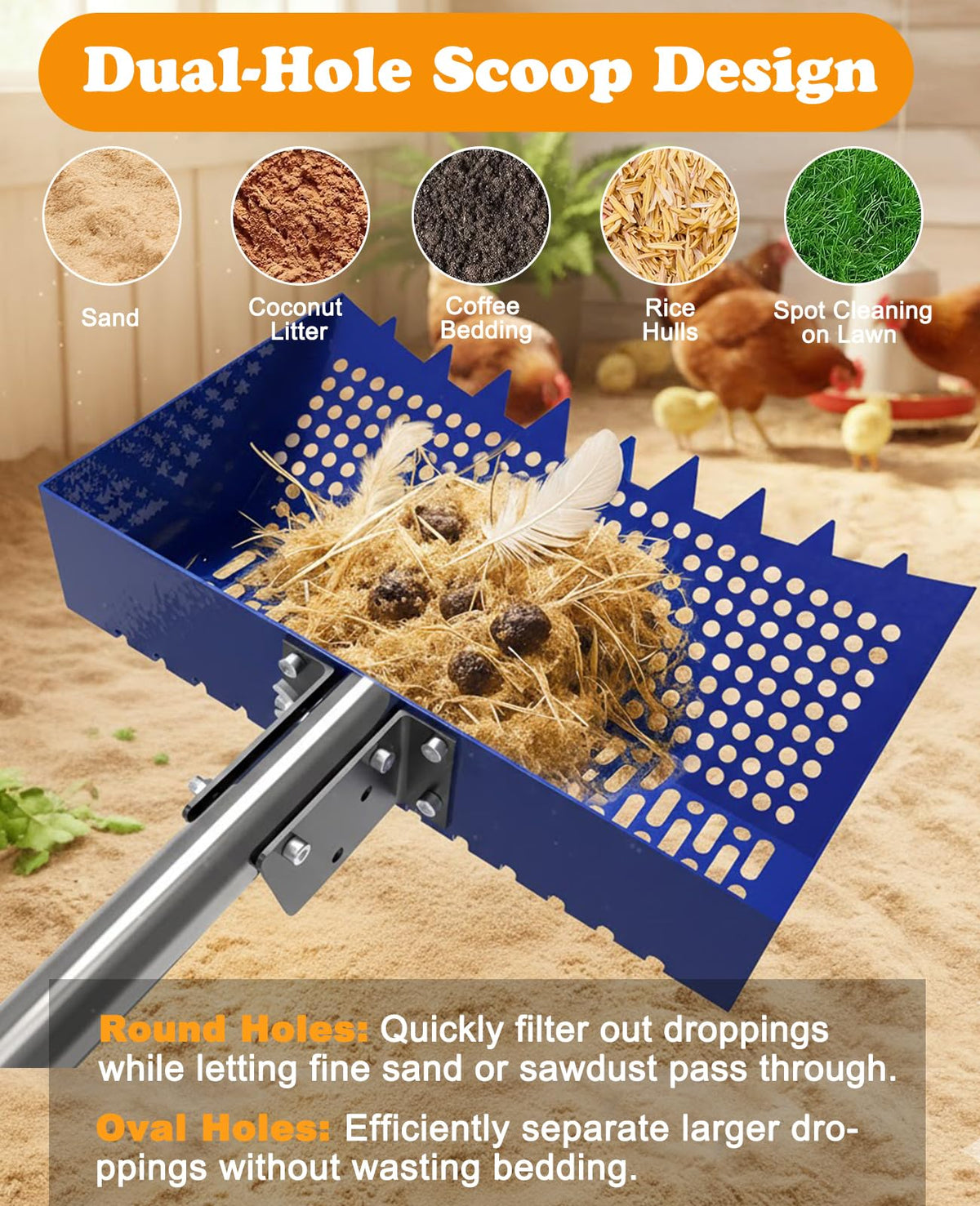 INNOLAND no-bend design promotes upright posture during cleaning.