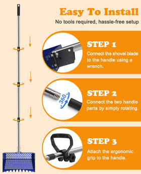 INNOLAND rubber grip stays secure when hands are wet.