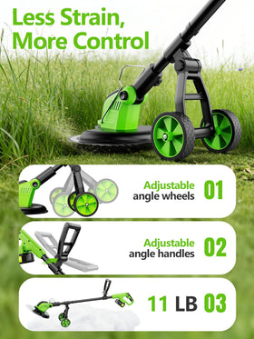 Innopower dual-battery display shows charge status for uninterrupted work.