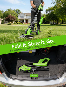 Innopower lawn-edge results with clean lines along borders.