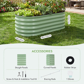 INNO STAGE 17-inch tall open-bottom bed showing drainage and root health potential.