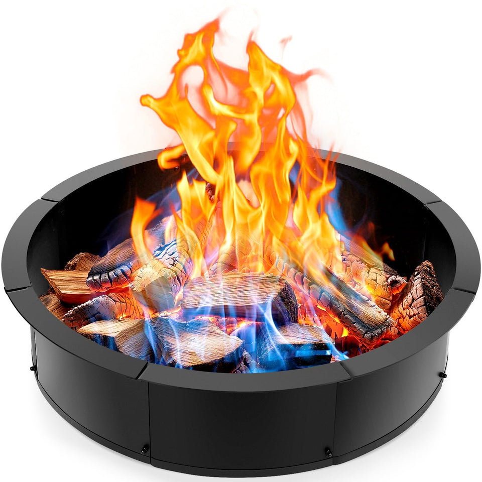 INNO STAGE 36-inch fire pit ring assembly for quick outdoor setup