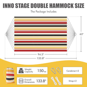 Carrying bag for INNO STAGE HappyPicnic hammock enables easy travel and storage.