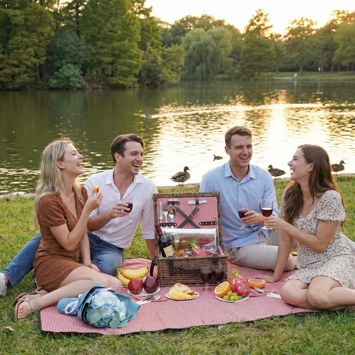 INNO STAGE all-in-one set for effortless outdoor dining.
