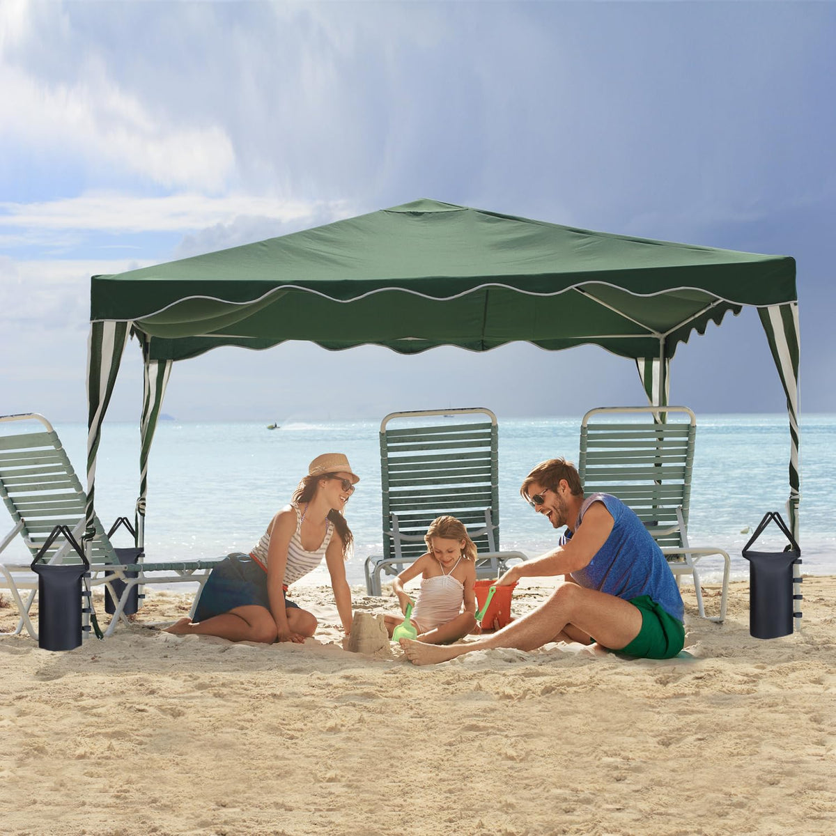 Inntop canopy weights compatible with multiple canopy types