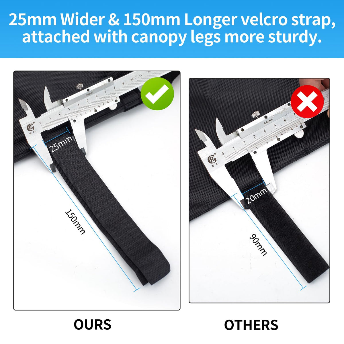 Inntop canopy weights stable outdoor setup for windier days