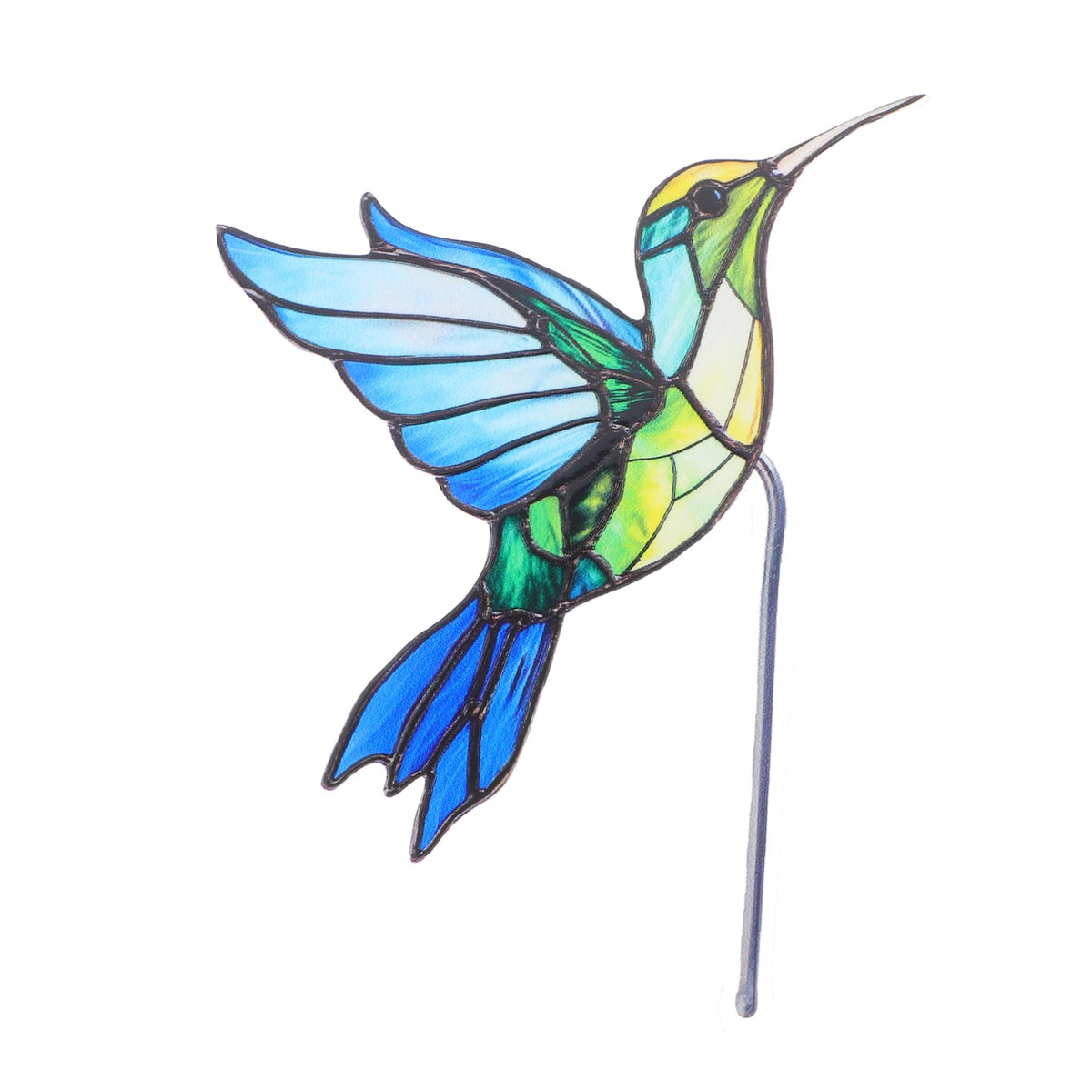 INOOMP acrylic hummingbird planter hanger enhances indoor and outdoor spaces with whimsical charm