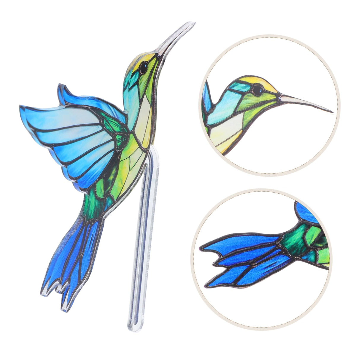 INOOMP fairy garden hummingbird ornament creates inviting outdoor decor accents