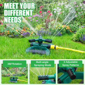 InPoTo Sprinkler Rotating Action spins to mimic rainfall