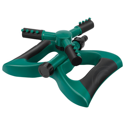 InPoTo Sprinkler Yard Base stabilizes placement for even irrigation across your lawn