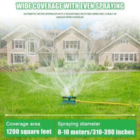 InPoTo Sprinkler Yard Coverage supports healthier, greener lawns