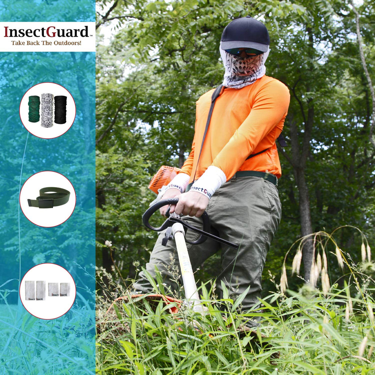 InsectGuard Tick Gaiters breathable soft fabric offers all-day comfort.