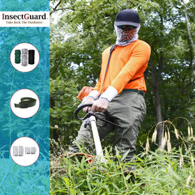 InsectGuard Tick Gaiters fabric detail highlighting soft, durable material for varied weather.