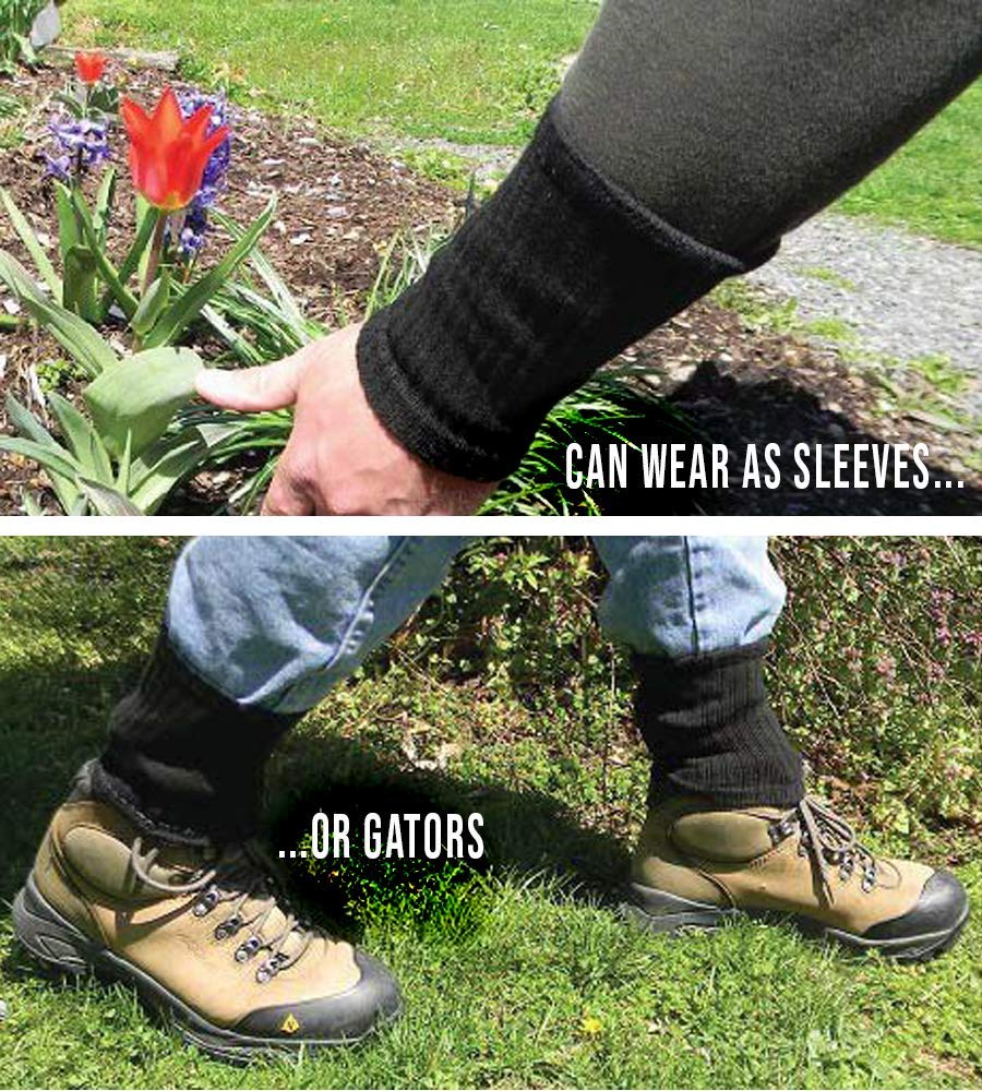 InsectGuard Tick Gaiters packaging image with pair ready for travel.