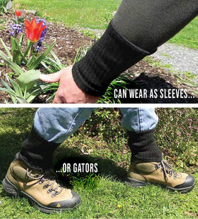 InsectGuard Tick Gaiters packaging image with pair ready for travel.