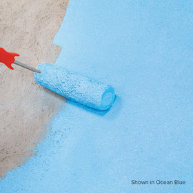 Aquamarine swatch showing INSL-X color options for pool coating.