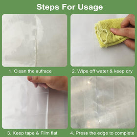 Application on a clean dry surface showing sealing of a crack