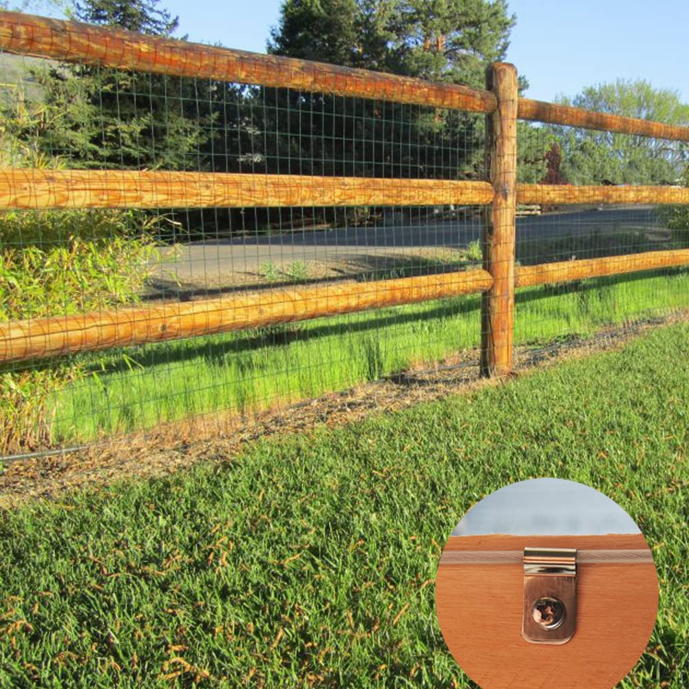 Inslat wire clamp mount attached to a post demonstrating 12-16 gauge compatibility.