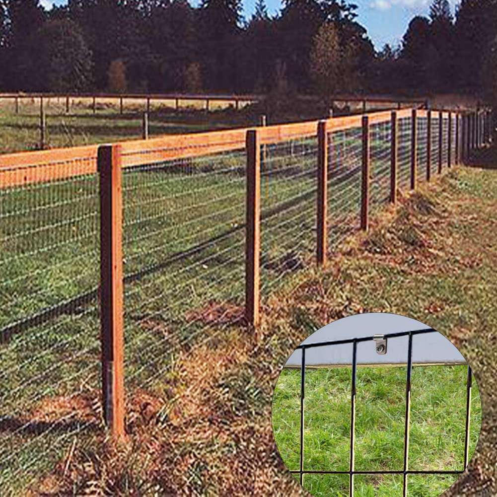 Inslat wire clamp installed on vinyl fence for durable attachment.
