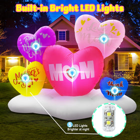 inslife Easy setup of the Mother's Day inflatable with adaptor for quick display.