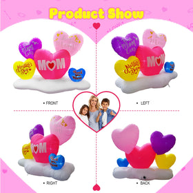 inslife 8ft indoor-outdoor Mother's Day decoration suitable for yard or living spaces.