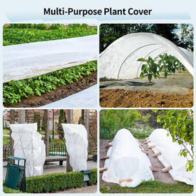 Durable 1.1oz/yd fabric visible in Insoma garden cover