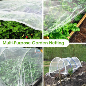 Insoma garden netting available in two sizes for flexible garden protection.
