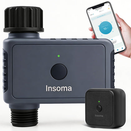 Insoma WiFi Sprinkler Timer app control setup for remote watering schedules.