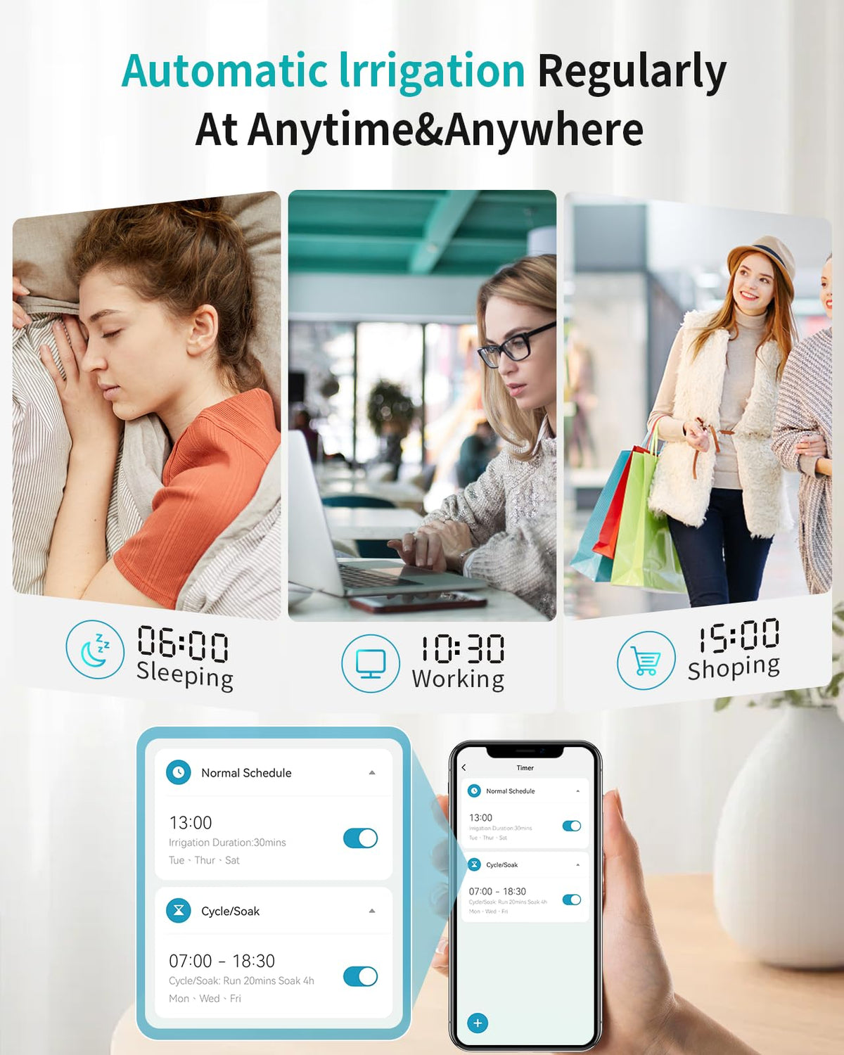 Insoma WiFi Water Timer 2.4GHz network compatibility for reliable setup