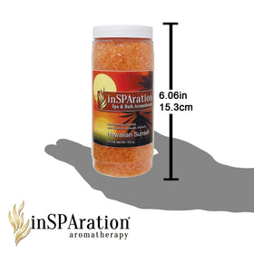 InSPAration spa crystals create soothing ambiance in hot tub sessions.
