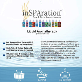 Inspiration Spa Liquid spa setting illustrating versatile use across baths and jets