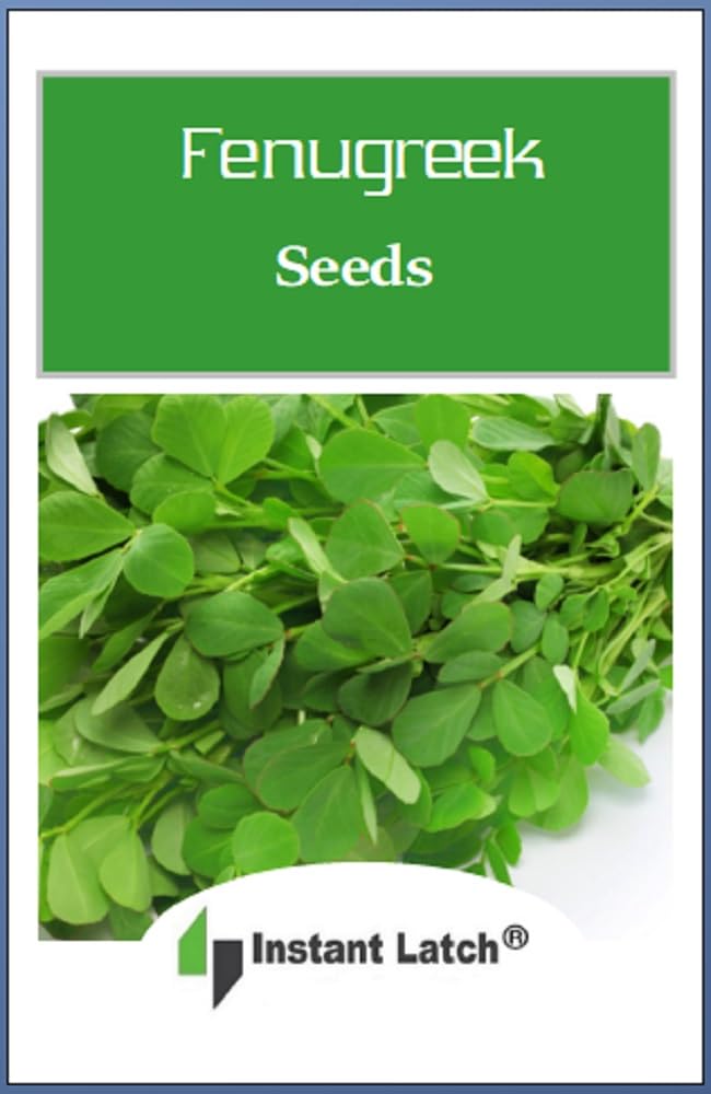 Instant Latch fenugreek seeds in garden setting for 30 day maturity and full sun