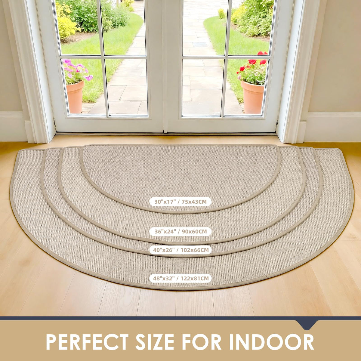 INSULLER absorbent microfiber mat with dirt-trapping fibers for cleaner floors.