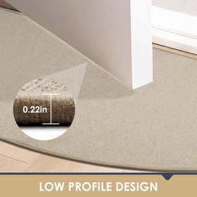 Insuller door mat low-profile 0-22-inch fits under most doors.
