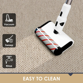 INSULLER non-slip rubber backing keeps mat in place on all indoor floors.