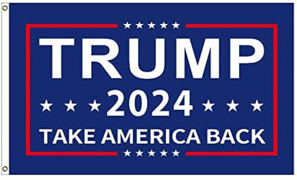 Inteluck Trump 2024 flag 3x5ft, durable polyester for indoor and outdoor display.