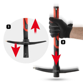 INTERTOOL compact storage design with handle hole for portability.