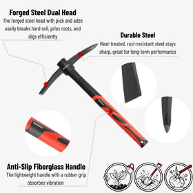 INTERTOOL detachable-head design allows quick assembly and easy storage.