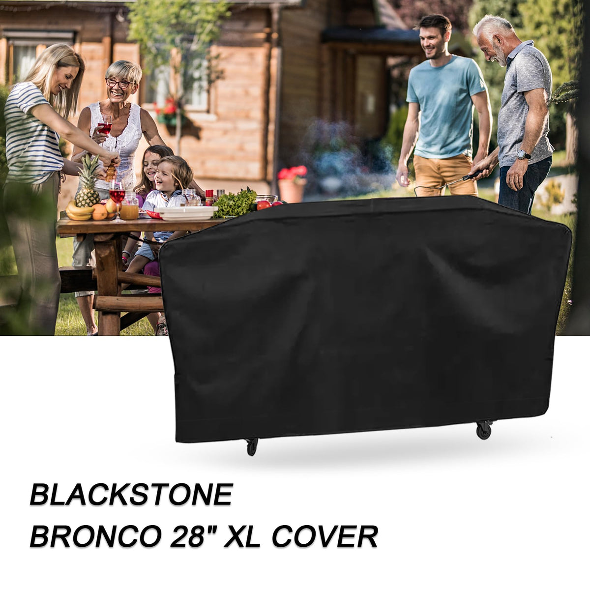 Intetiow griddle cover fits Blackstone 22in with hood and stand for versatile protection.