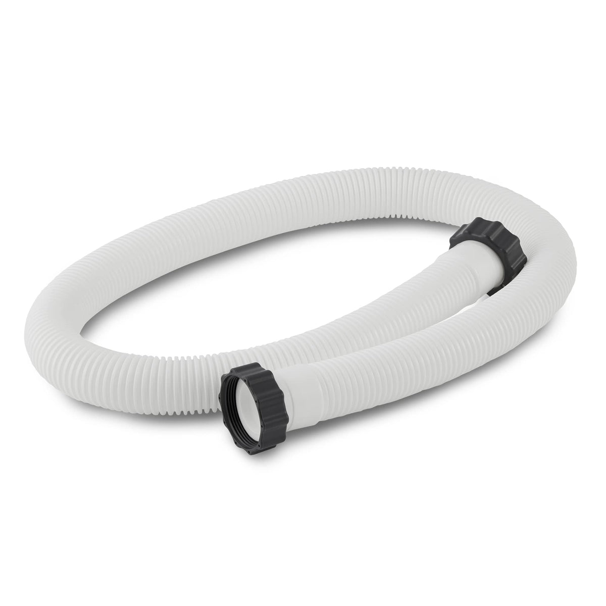 Intex 29060E hose connected to pool pump for effective filtration