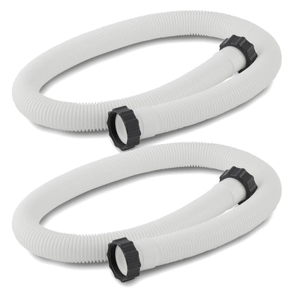 Intex accessory hose, 1.5-inch diameter, 59-inch length, set of two for flexible pool connections.