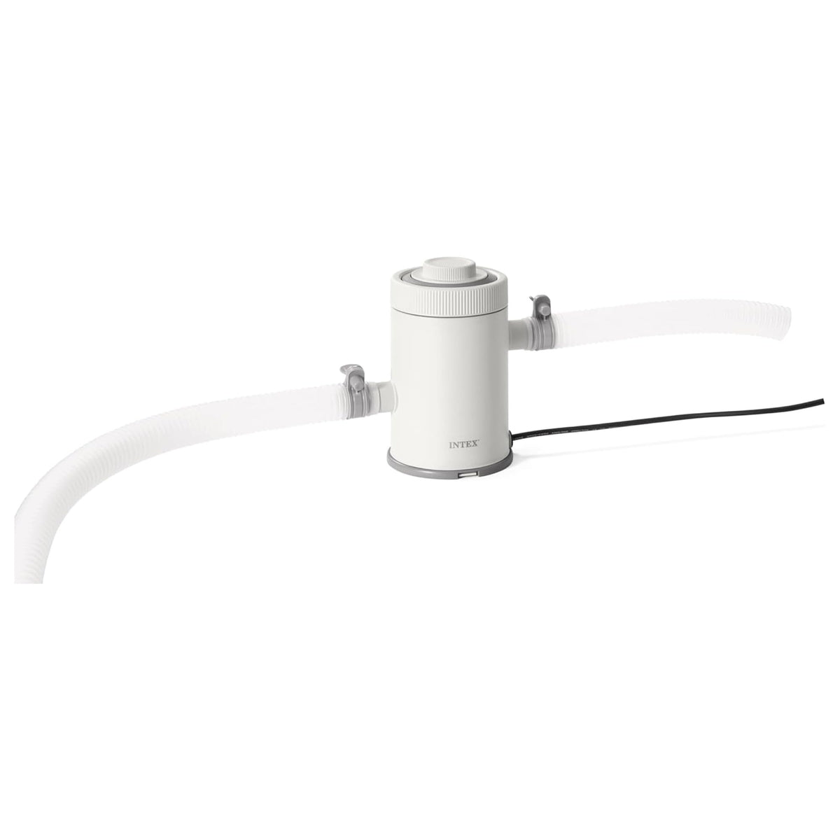 Intex C330 pump front view with 330 GPH flow for efficient filtration