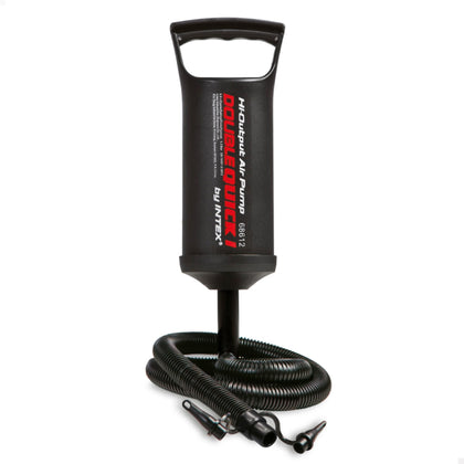 Intex Power Systems Hi-Output Air Pump Double Quick in red and black for fast inflations.