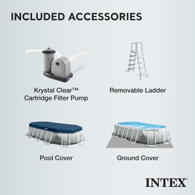 Intex pool ladder enabling safe entry and exit for kids and adults