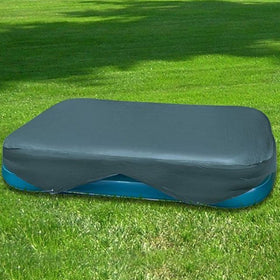 Intex rectangular pool cover 120x72 with draw strings secures tightly